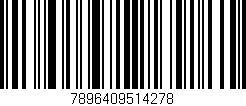 Código de barras (EAN, GTIN, SKU, ISBN): '7896409514278'