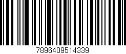 Código de barras (EAN, GTIN, SKU, ISBN): '7896409514339'