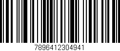 Código de barras (EAN, GTIN, SKU, ISBN): '7896412304941'