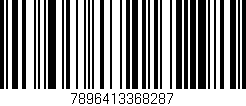 Código de barras (EAN, GTIN, SKU, ISBN): '7896413368287'