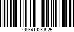 Código de barras (EAN, GTIN, SKU, ISBN): '7896413369925'