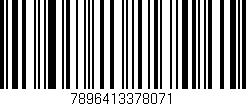 Código de barras (EAN, GTIN, SKU, ISBN): '7896413378071'