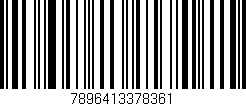 Código de barras (EAN, GTIN, SKU, ISBN): '7896413378361'