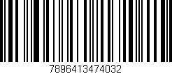 Código de barras (EAN, GTIN, SKU, ISBN): '7896413474032'