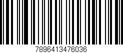 Código de barras (EAN, GTIN, SKU, ISBN): '7896413476036'
