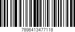 Código de barras (EAN, GTIN, SKU, ISBN): '7896413477118'