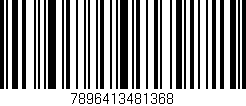 Código de barras (EAN, GTIN, SKU, ISBN): '7896413481368'