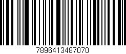 Código de barras (EAN, GTIN, SKU, ISBN): '7896413487070'
