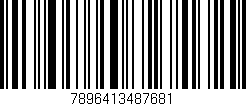 Código de barras (EAN, GTIN, SKU, ISBN): '7896413487681'