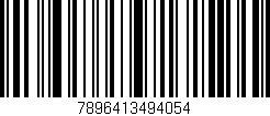 Código de barras (EAN, GTIN, SKU, ISBN): '7896413494054'