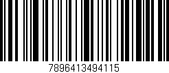 Código de barras (EAN, GTIN, SKU, ISBN): '7896413494115'