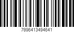 Código de barras (EAN, GTIN, SKU, ISBN): '7896413494641'