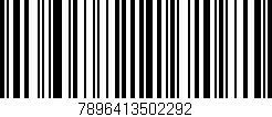 Código de barras (EAN, GTIN, SKU, ISBN): '7896413502292'