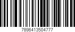 Código de barras (EAN, GTIN, SKU, ISBN): '7896413504777'