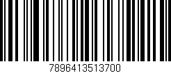 Código de barras (EAN, GTIN, SKU, ISBN): '7896413513700'