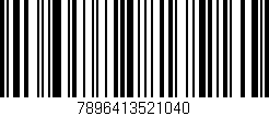 Código de barras (EAN, GTIN, SKU, ISBN): '7896413521040'