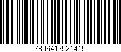 Código de barras (EAN, GTIN, SKU, ISBN): '7896413521415'