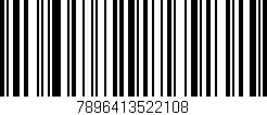 Código de barras (EAN, GTIN, SKU, ISBN): '7896413522108'