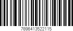 Código de barras (EAN, GTIN, SKU, ISBN): '7896413522115'