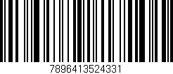 Código de barras (EAN, GTIN, SKU, ISBN): '7896413524331'
