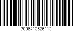 Código de barras (EAN, GTIN, SKU, ISBN): '7896413526113'