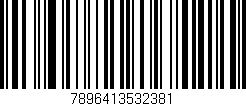 Código de barras (EAN, GTIN, SKU, ISBN): '7896413532381'