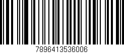 Código de barras (EAN, GTIN, SKU, ISBN): '7896413536006'
