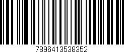 Código de barras (EAN, GTIN, SKU, ISBN): '7896413538352'