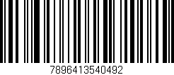 Código de barras (EAN, GTIN, SKU, ISBN): '7896413540492'
