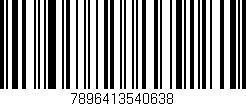 Código de barras (EAN, GTIN, SKU, ISBN): '7896413540638'