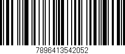 Código de barras (EAN, GTIN, SKU, ISBN): '7896413542052'