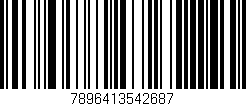 Código de barras (EAN, GTIN, SKU, ISBN): '7896413542687'
