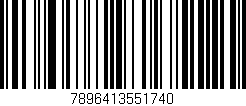 Código de barras (EAN, GTIN, SKU, ISBN): '7896413551740'