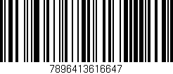 Código de barras (EAN, GTIN, SKU, ISBN): '7896413616647'