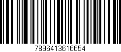 Código de barras (EAN, GTIN, SKU, ISBN): '7896413616654'