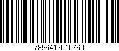 Código de barras (EAN, GTIN, SKU, ISBN): '7896413616760'