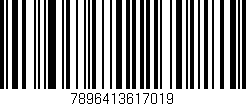 Código de barras (EAN, GTIN, SKU, ISBN): '7896413617019'