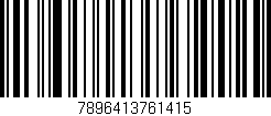 Código de barras (EAN, GTIN, SKU, ISBN): '7896413761415'