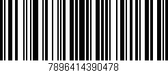 Código de barras (EAN, GTIN, SKU, ISBN): '7896414390478'