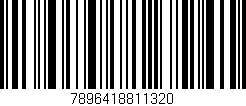 Código de barras (EAN, GTIN, SKU, ISBN): '7896418811320'