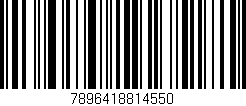 Código de barras (EAN, GTIN, SKU, ISBN): '7896418814550'