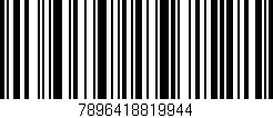 Código de barras (EAN, GTIN, SKU, ISBN): '7896418819944'
