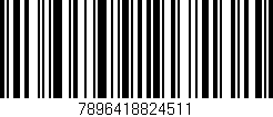 Código de barras (EAN, GTIN, SKU, ISBN): '7896418824511'