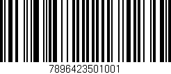 Código de barras (EAN, GTIN, SKU, ISBN): '7896423501001'
