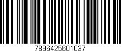 Código de barras (EAN, GTIN, SKU, ISBN): '7896425601037'