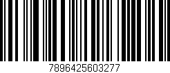 Código de barras (EAN, GTIN, SKU, ISBN): '7896425603277'