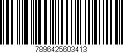 Código de barras (EAN, GTIN, SKU, ISBN): '7896425603413'