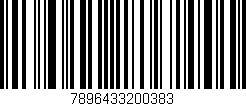 Código de barras (EAN, GTIN, SKU, ISBN): '7896433200383'