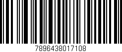 Código de barras (EAN, GTIN, SKU, ISBN): '7896438017108'