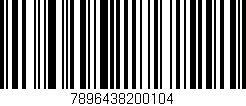 Código de barras (EAN, GTIN, SKU, ISBN): '7896438200104'